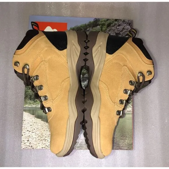 Ozark Trail M OT Free Edge Hiker Suede Wheat Boots Men's Size 13 Waterproof NEW