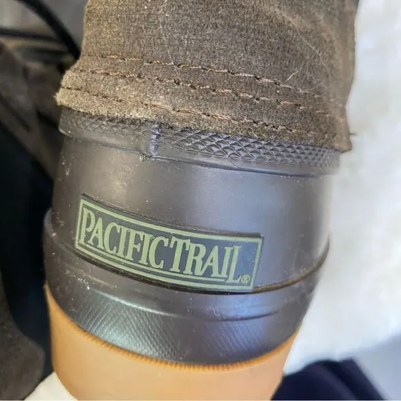 Pacific Trail Eskimo brown waterproof snow hiking lace up boots 4