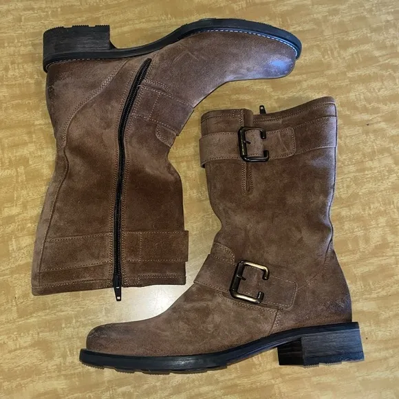 Paul Green men’s boots size 5.5 gently used preowned condition brown leather