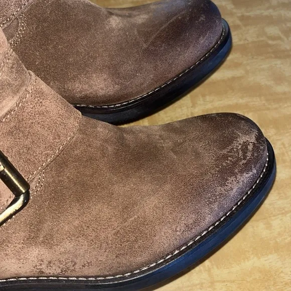 Paul Green men’s boots size 5.5 gently used preowned condition brown leather