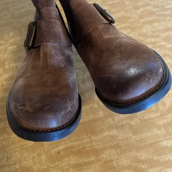Paul Green men’s boots size 5.5 gently used preowned condition brown leather