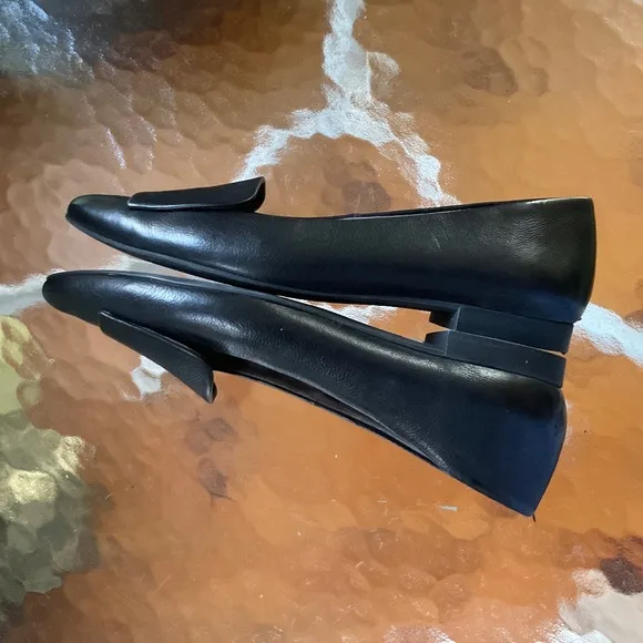 PAUL GREEN Teddy Pointed Toe Flats Shoes 7.5 Black