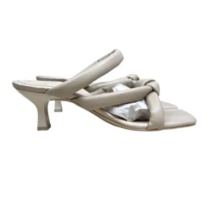 Paul Green Womens Leah Sandals Mules Padded Knotted Square Toe Kitten Heel UK5.5