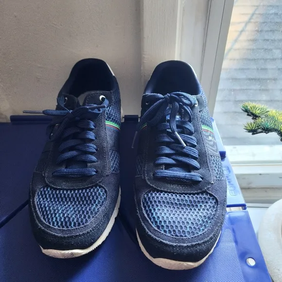 Paul Smith navy Blue Mesh Sneakers