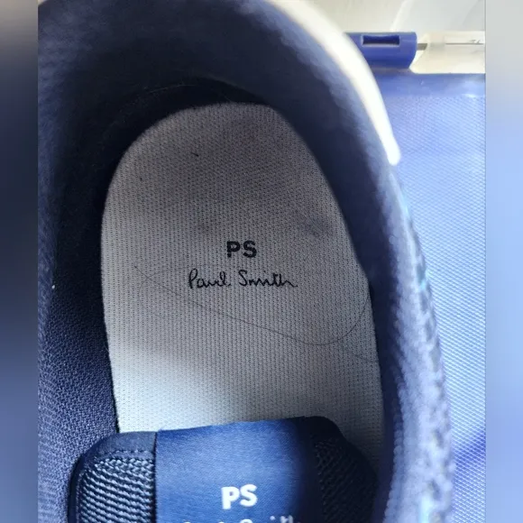 Paul Smith navy Blue Mesh Sneakers
