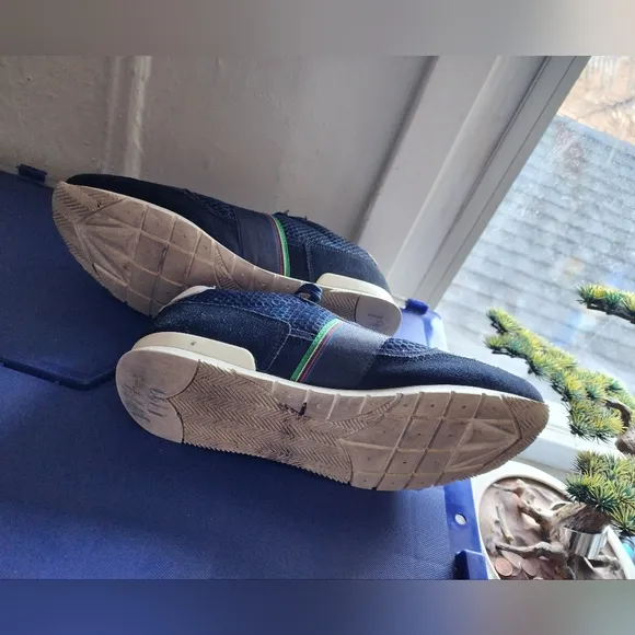 Paul Smith navy Blue Mesh Sneakers
