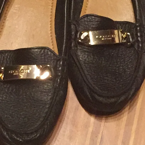 Pebble leather Coach Loafers