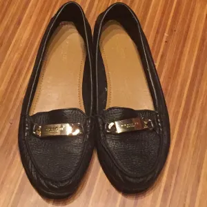 Pebble leather Coach Loafers