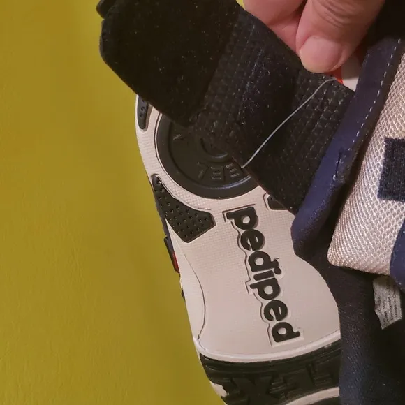 Pediped Adrian Navy Grey Washable Sneakers