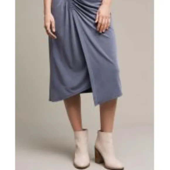 Perfect w/ Boots Grayson Maeve Skirt XS Blue Grey