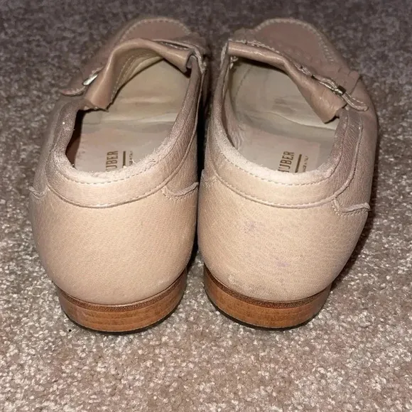 Peter Huber Leather Tassel Strap Loafers - size 9.5M