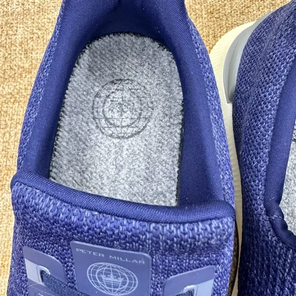 Peter Millar Blue Hyperlight Apollo Slip-On Sneakers Size 13.5