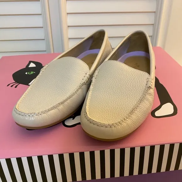 👑Peter Millar Driver Leather Loafers