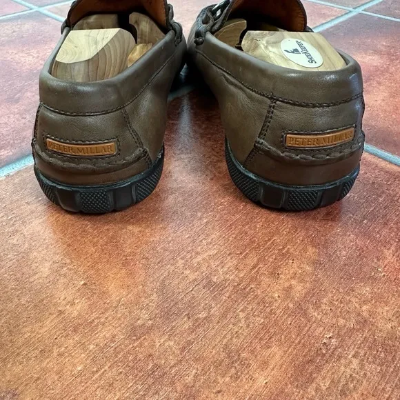 Peter Millar Horsebit Leather Loafers Size 8