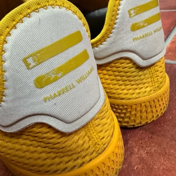 Pharrell x Tennis Hu 'Solid Gold' Mesh Sneakers