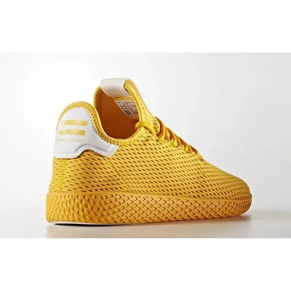 Pharrell x Tennis Hu 'Solid Gold' Mesh Sneakers
