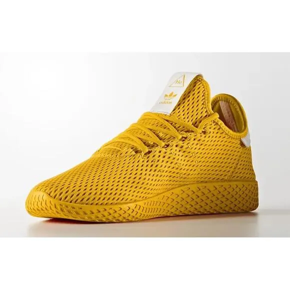 Pharrell x Tennis Hu 'Solid Gold' Mesh Sneakers