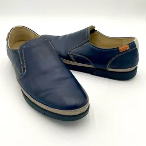 Pikolinos Men's Leather Palamos Mor Slip On Loafers Flats Shoes Navy Size 11.5