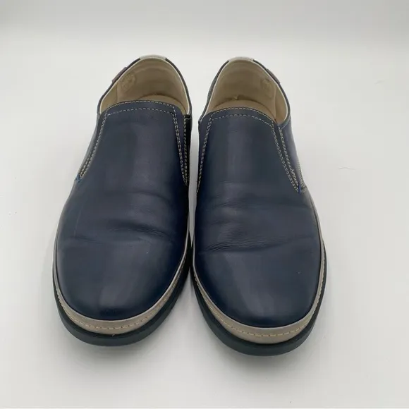 Pikolinos Men's Leather Palamos Mor Slip On Loafers Flats Shoes Navy Size 11.5