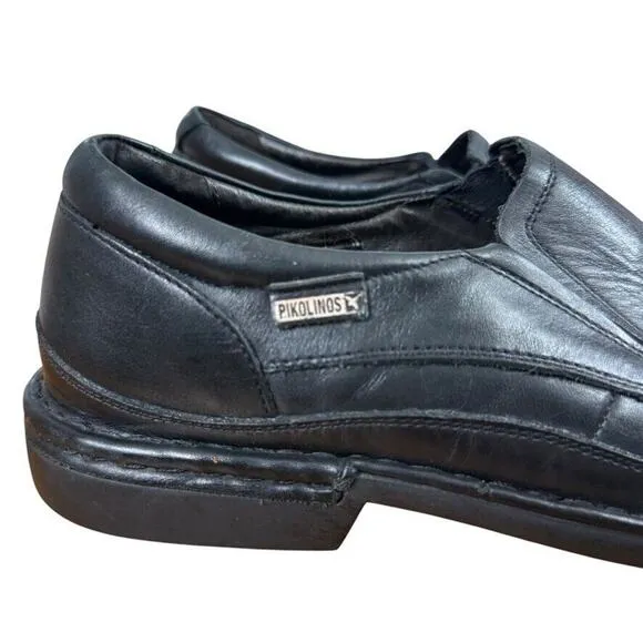 Pikolinos Oviedo Mens Black Leather Slip On Loafers Casual Dressy Shoes sz 44 11