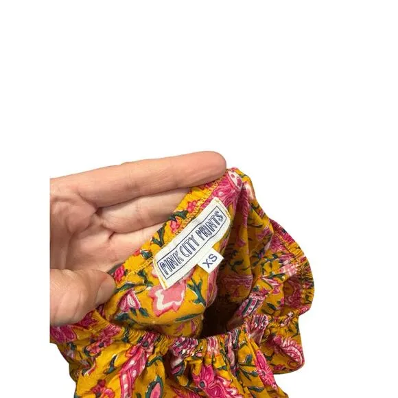 Pink City Prints Floral Maxi Dress