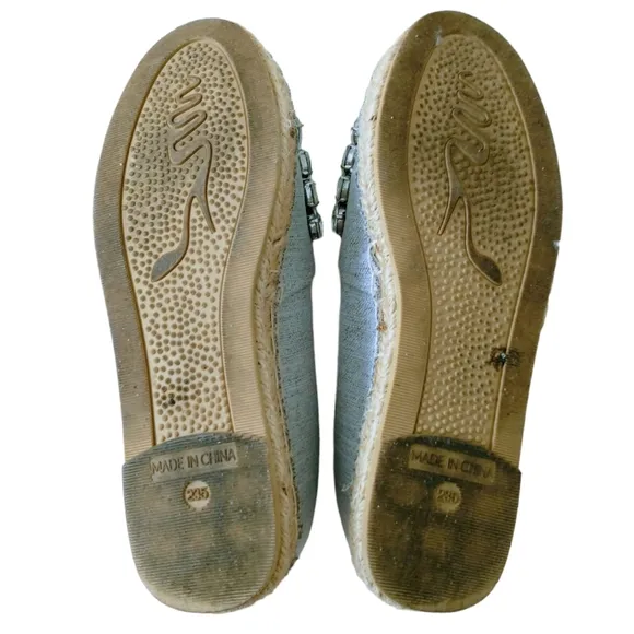 Pink ladg Crystal Espadrilles