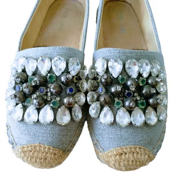 Pink ladg Crystal Espadrilles
