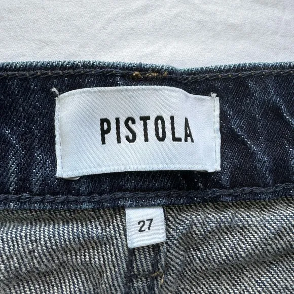 Pistola Lana High Rise Ultra Wide Jeans | Size 27 | Dark Wash