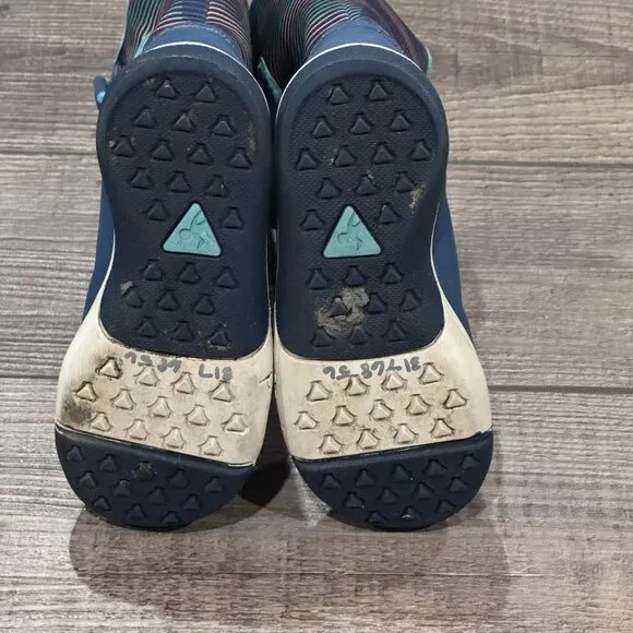 Plae Thandi WP Boots Toddler Blue Nubuck Mix Leather Waterproof Pull On Size 10
