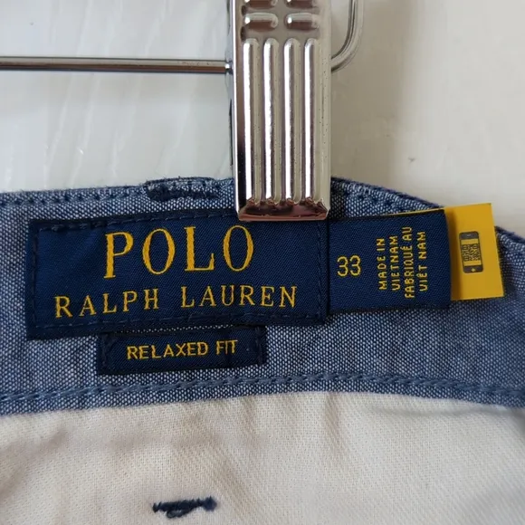 Polo Ralph Lauren Classic Relaxed Fit Flat Front Chino Shorts Newport Navy 33