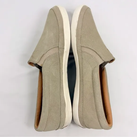 Polo Ralph Lauren ELBERT Tan Suede Leather Slip On Deck Boat Loafers