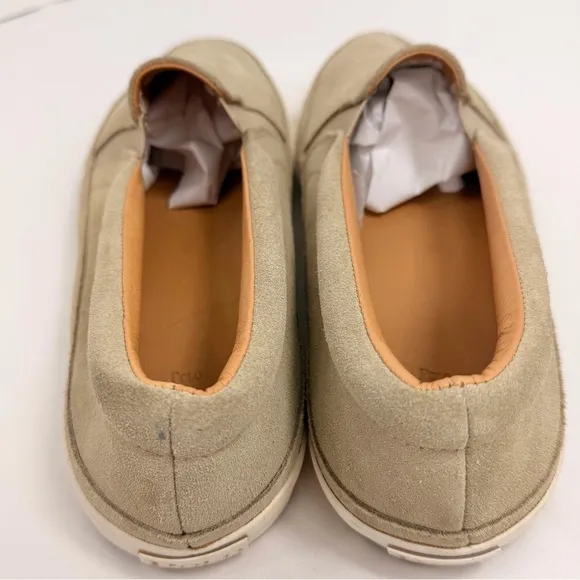 Polo Ralph Lauren ELBERT Tan Suede Leather Slip On Deck Boat Loafers