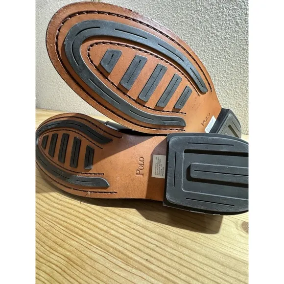 POLO RALPH LAUREN Men'S Alston Leather Penny Loafers Size 13M