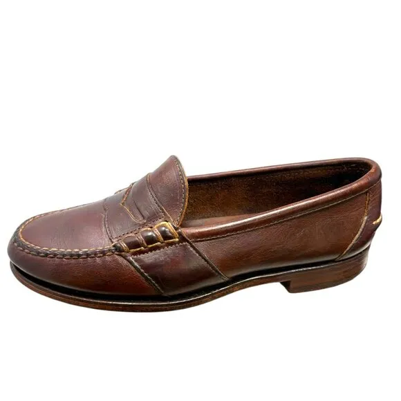 Polo Ralph Lauren Rancourt Edric Leather Penny Loafers‎ Made in USA
