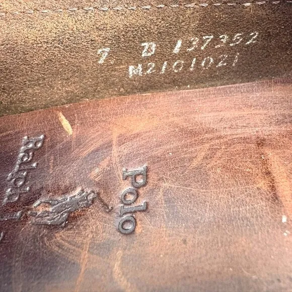 Polo Ralph Lauren Rancourt Edric Leather Penny Loafers‎ Made in USA