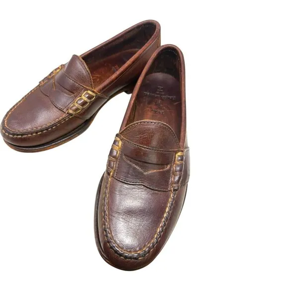 Polo Ralph Lauren Rancourt Edric Leather Penny Loafers‎ Made in USA