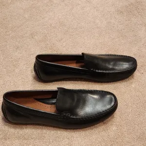 Polo Ralph Lauren Redden leather black loafers size 10D
