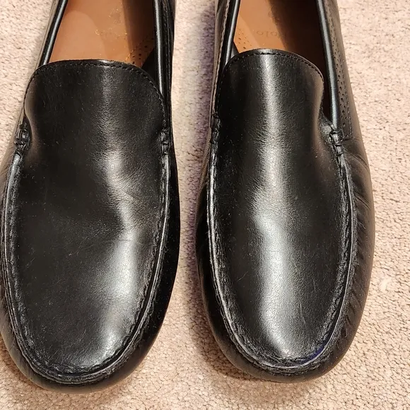 Polo Ralph Lauren Redden leather black loafers size 10D