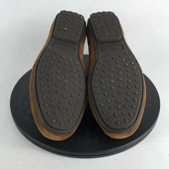 Polo Ralph Lauren Reynold Brown Leather Suede Loafers Men’s Size 11.5