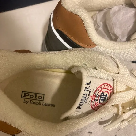 Polo Ralph Lauren Sneakers Trackster Suede/Leather/Mesh - Size 12D - NWT