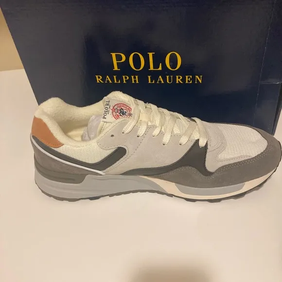 Polo Ralph Lauren Sneakers Trackster Suede/Leather/Mesh - Size 12D - NWT