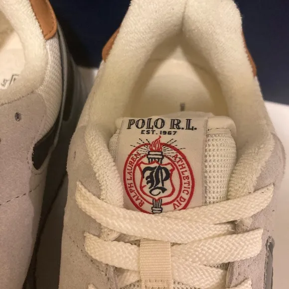 Polo Ralph Lauren Sneakers Trackster Suede/Leather/Mesh - Size 12D - NWT