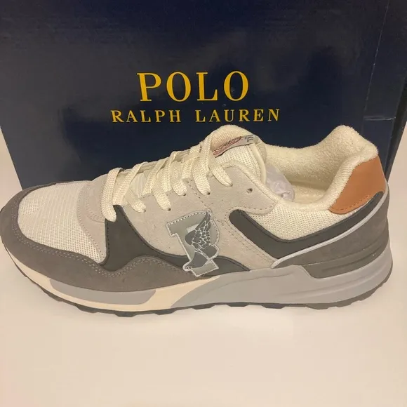 Polo Ralph Lauren Sneakers Trackster Suede/Leather/Mesh - Size 12D - NWT