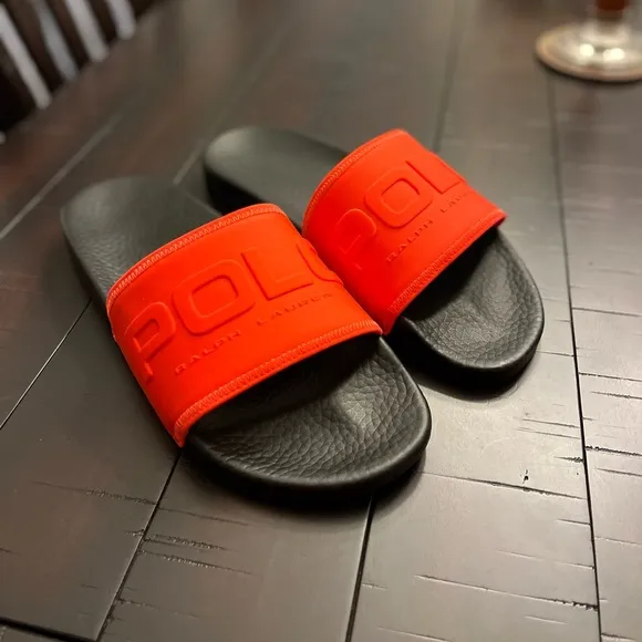 Polo Sport Ralph Lauren Neoprene Slides Sandals Shoes shower beach Men’s Size 11