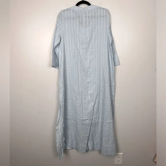 POMANDER PLACE Light Blue Carolina Caftan