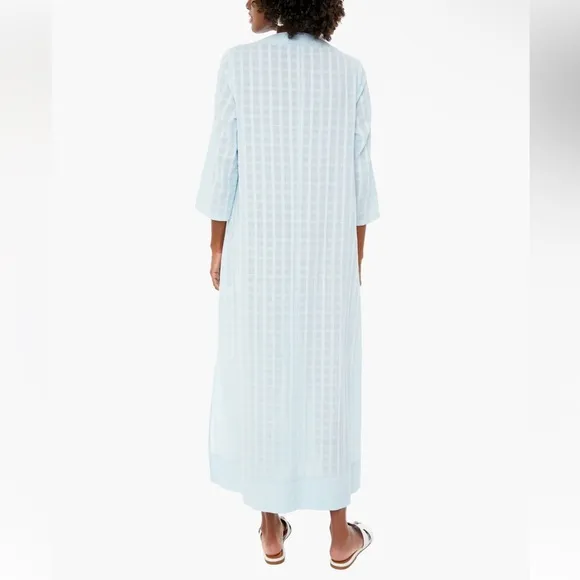 POMANDER PLACE Light Blue Carolina Caftan