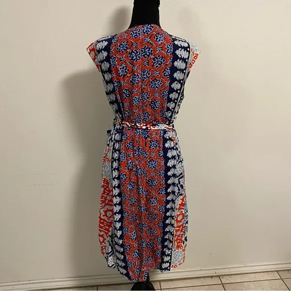 Porridge Dress Women’s Small Ricarda Floral Paisley Patchwork Wrap Dress