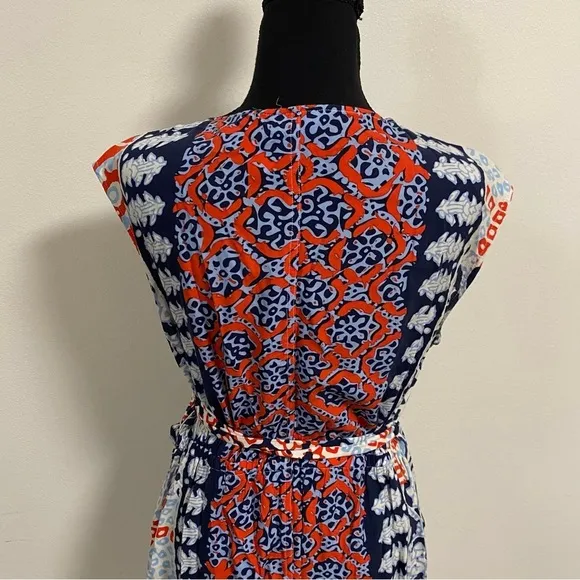 Porridge Dress Women’s Small Ricarda Floral Paisley Patchwork Wrap Dress