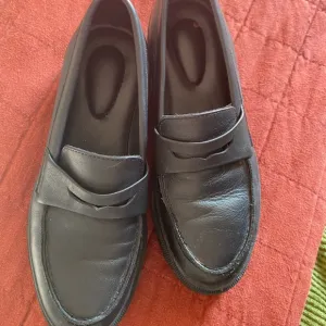 Portland leather  Black chunky Loafers