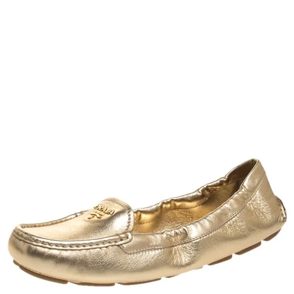 PRADA authentic leather loafers
